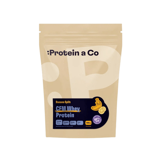 CFM WHEY PROTEIN 80 1 kg – Banana split - FitMar.cz