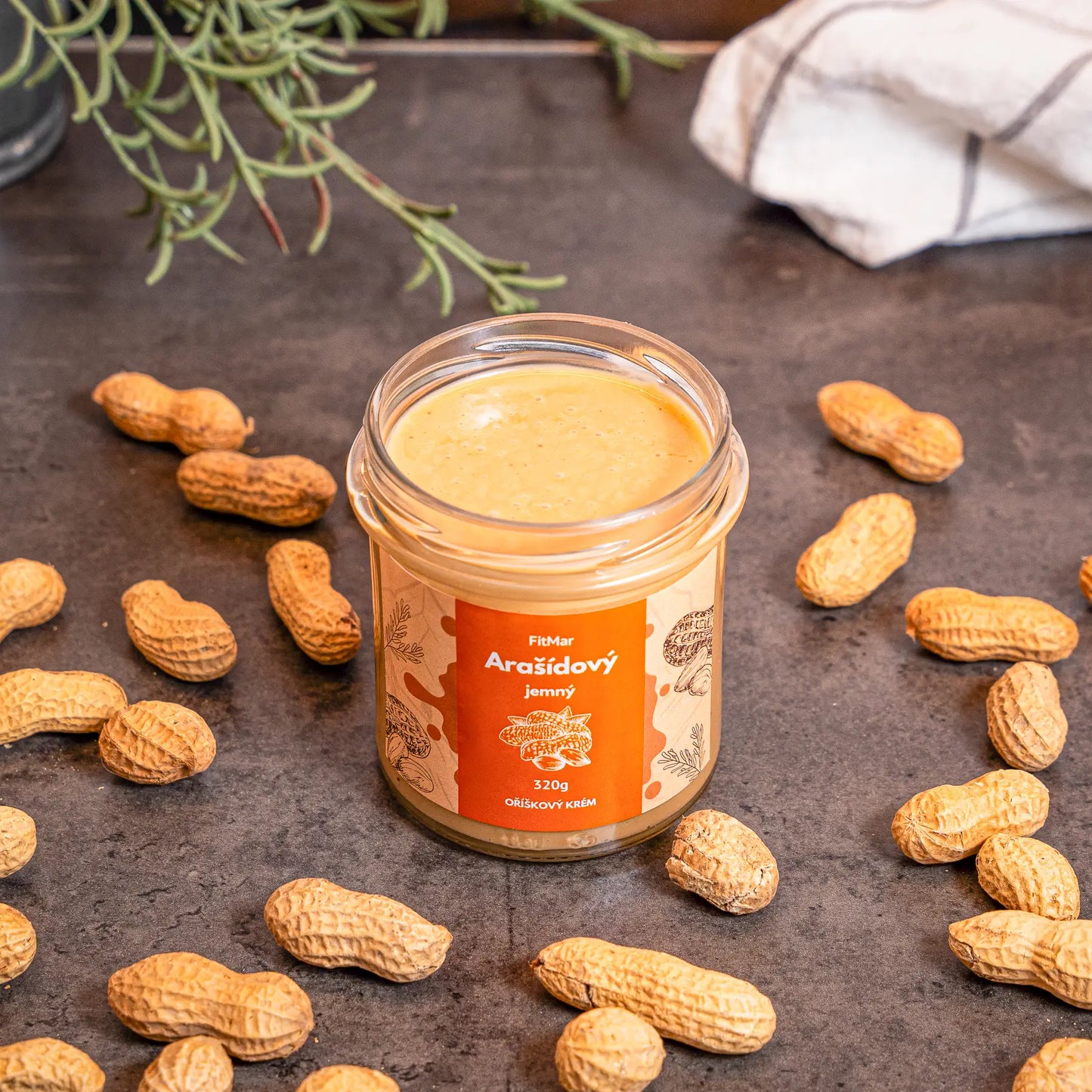 Arašídový jemný krém - FitMar.cz