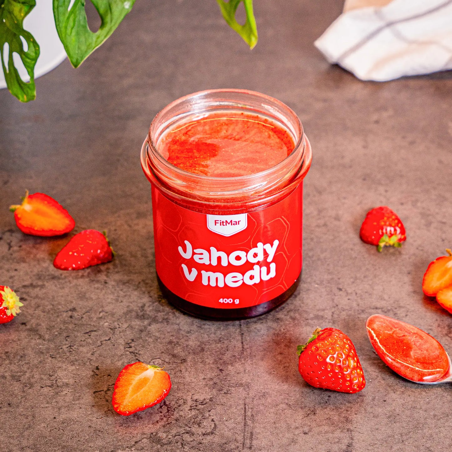Jahody v medu 400g - FitMar.cz