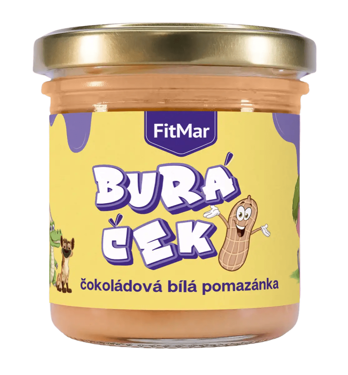 Čokoládová bílá pomazánka 190g - FitMar.cz