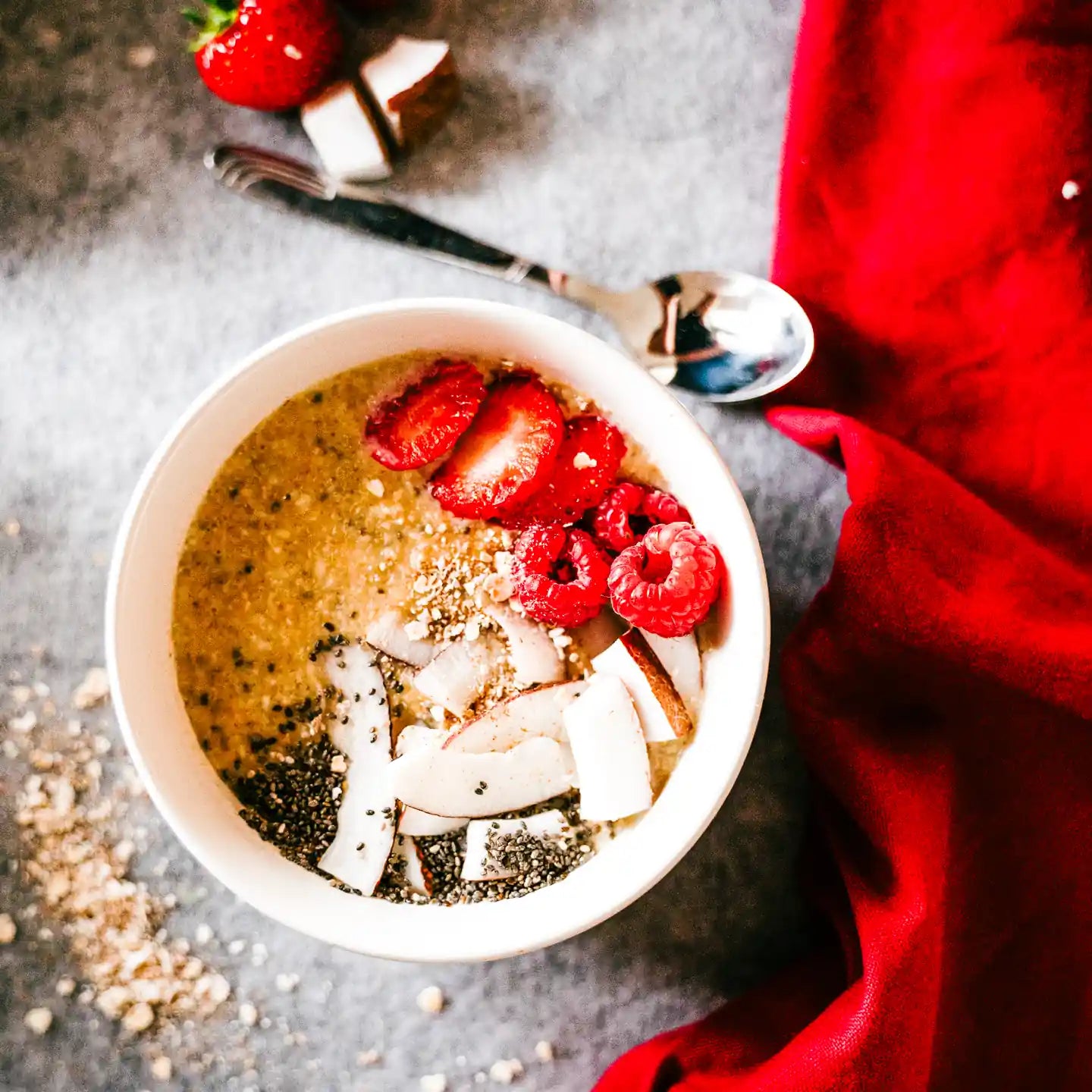 FitMar Ovesná kaše kokosové kuličky 500 g - FitMar.cz