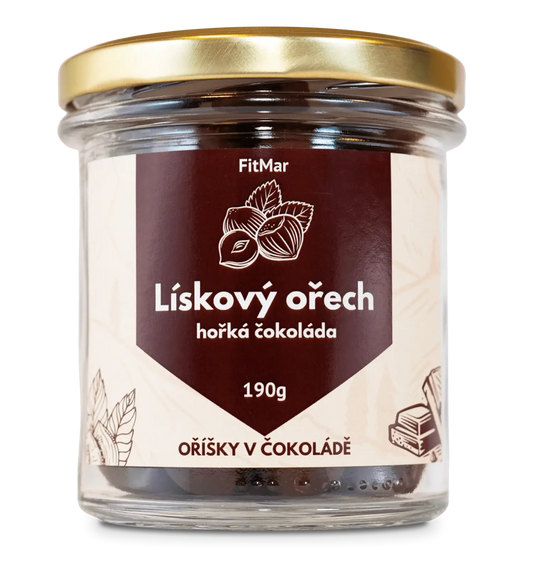 Lískové ořechy v hořké čokoládě - FitMar.cz