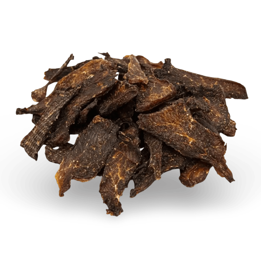 100% JERKY KRŮTÍ S BAZALKOU A RAJČATY 50g - FitMar.cz