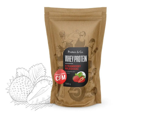 CFM WHEY PROTEIN 80 1 kg – Strawberry milkshake