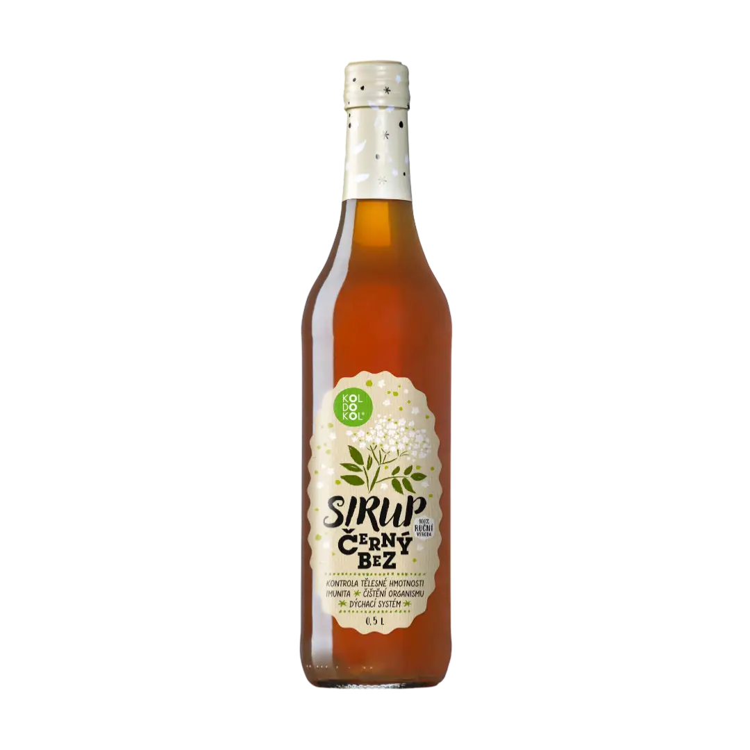 Černý bez sirup 500 ml