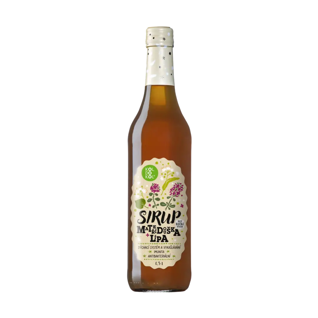 Mateřídouška a lípa sirup 500 ml