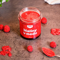 Maliny v medu 400g - FitMar.cz