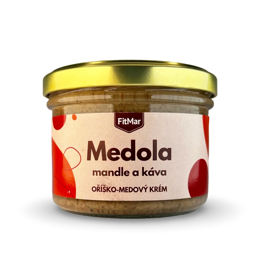 Medola s mandlemi a kávou 190g