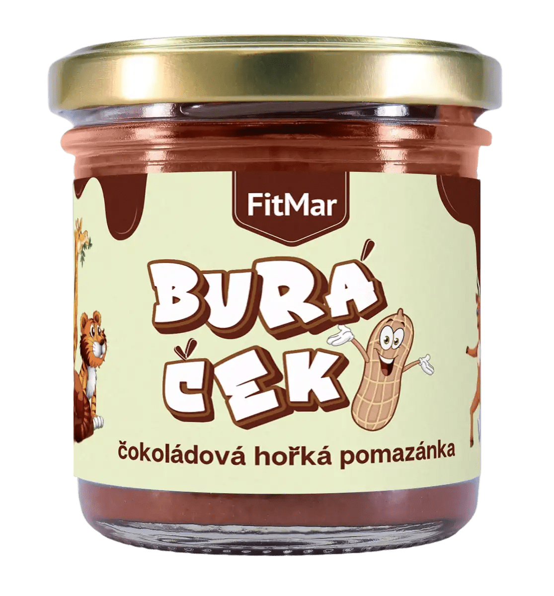 Čokoládová hořká pomazánka 190g - FitMar.cz