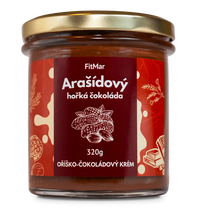 Arašídový krém s hořkou čokoládou - FitMar.cz