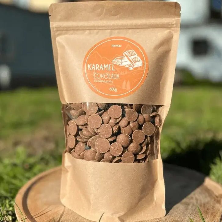 FitMar Čokoládové pecičky - karamelová čokoláda - FitMar.cz