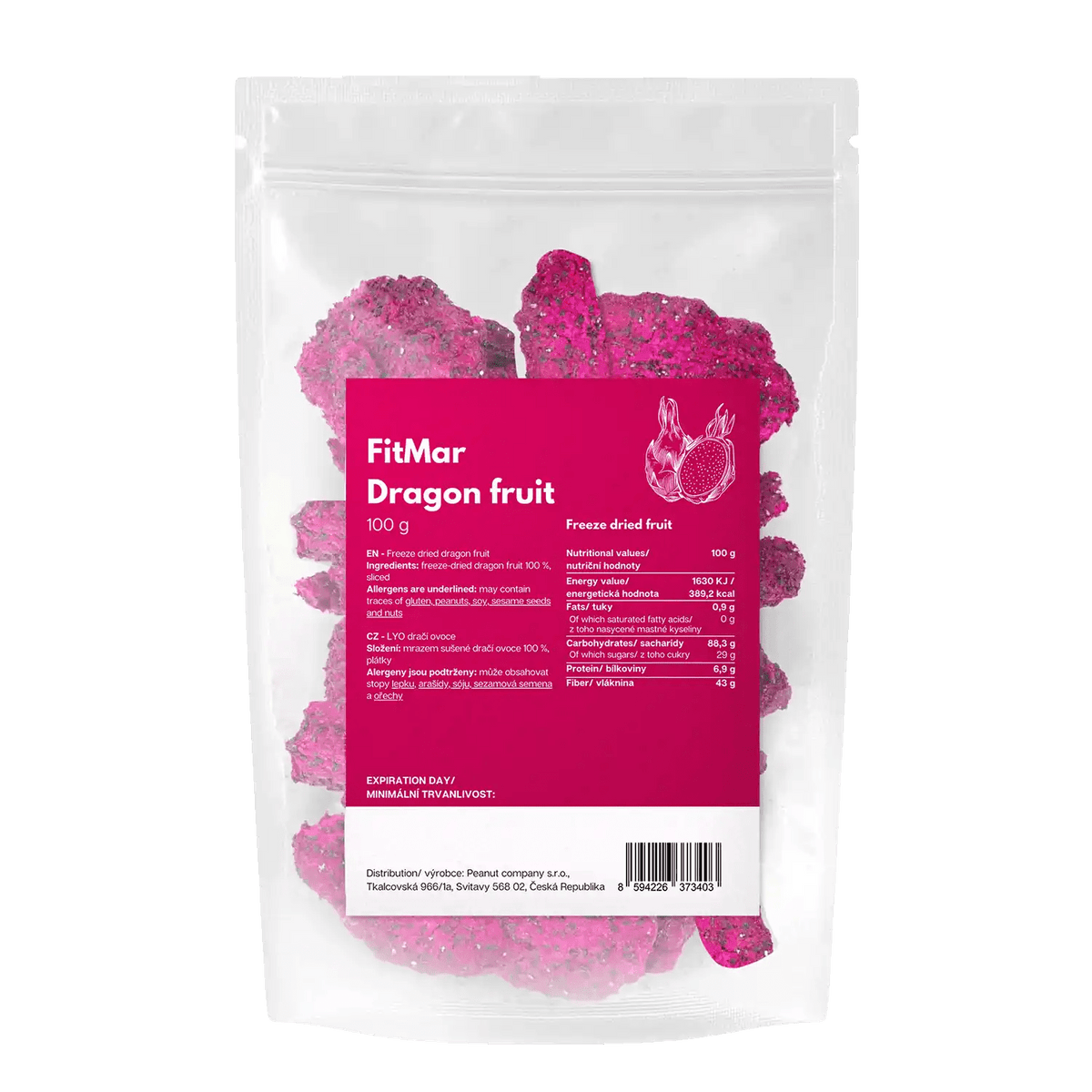 Dračí ovoce lyofilizované - FitMar.cz