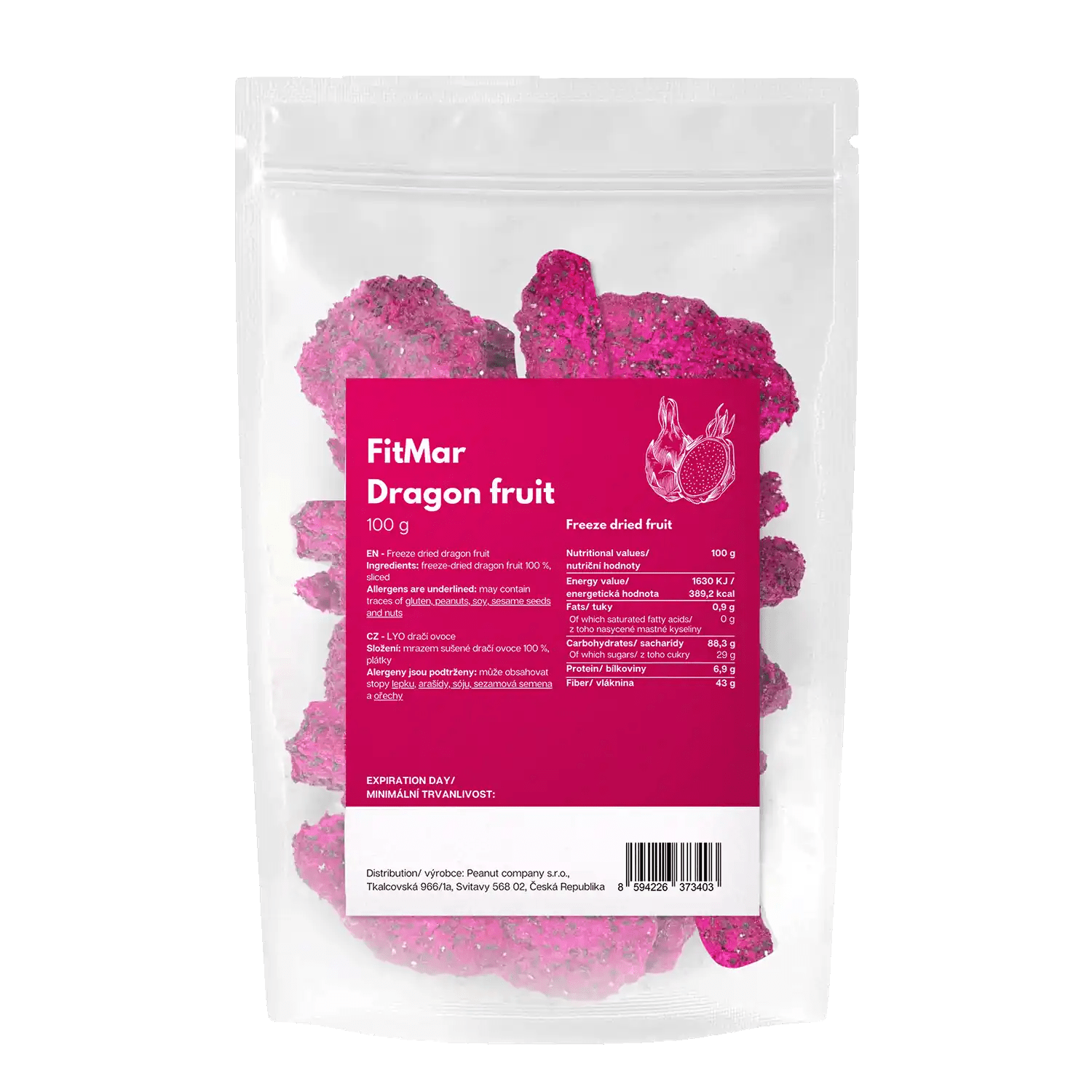 Dračí ovoce lyofilizované - FitMar.cz