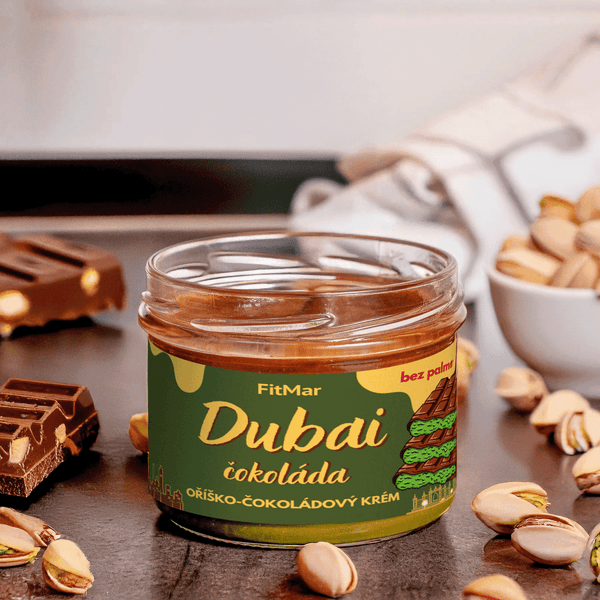 Krém s příchutí dubajské čokolády 190g - FitMar.cz