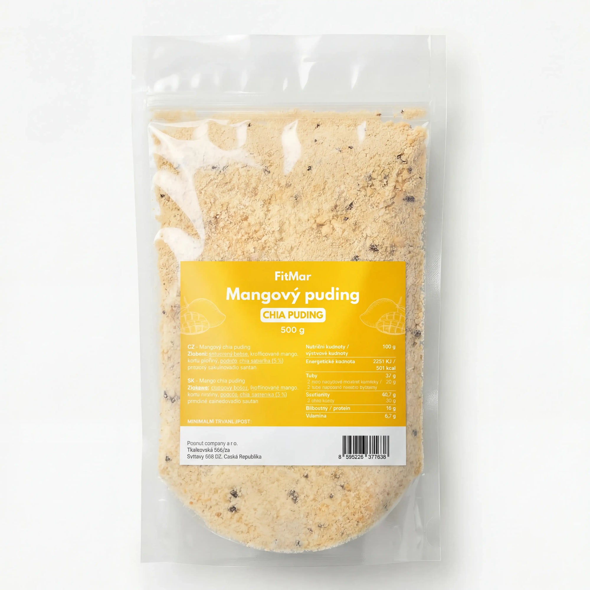 FitMar Mangový chia puding 500 g