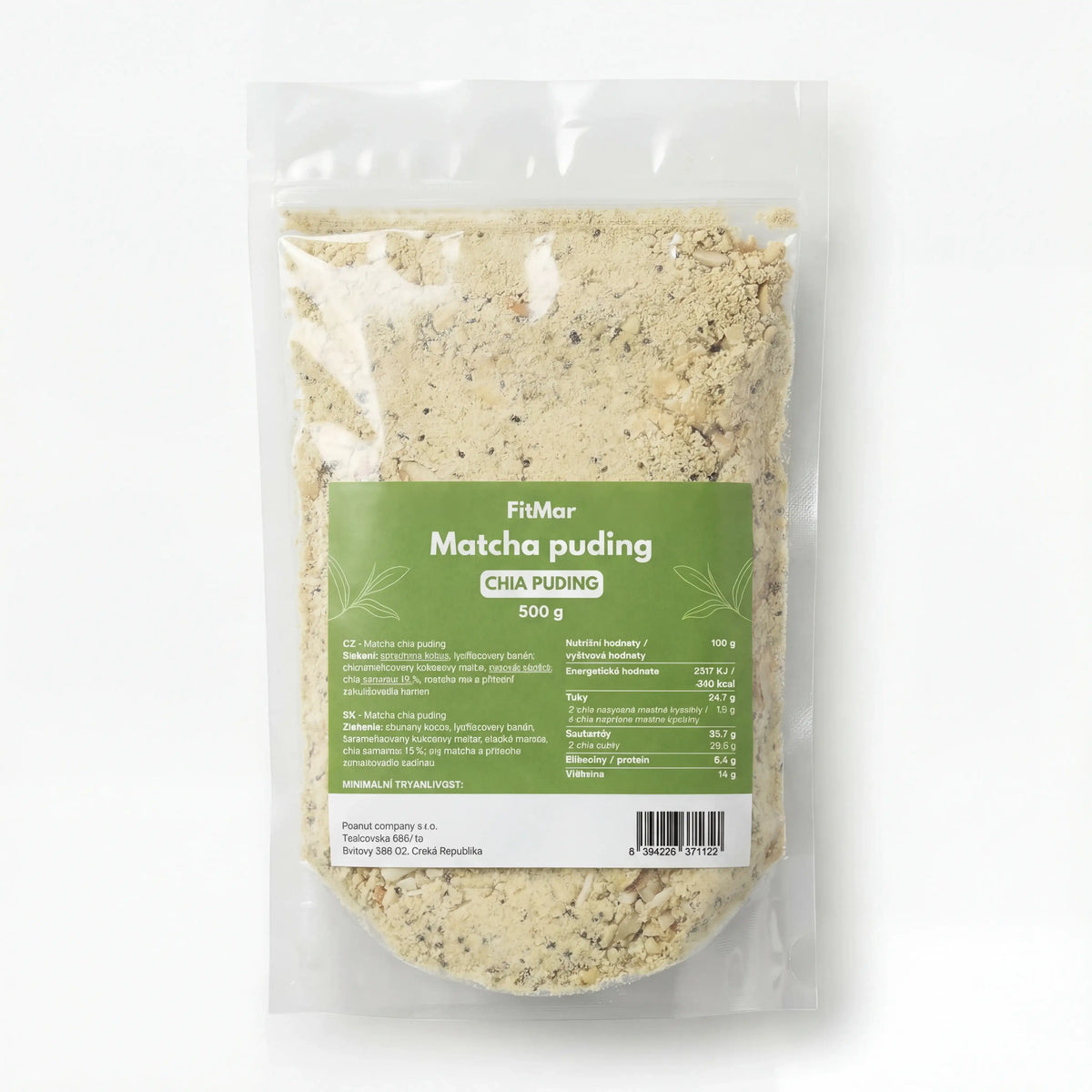 FitMar Matcha puding 500 g