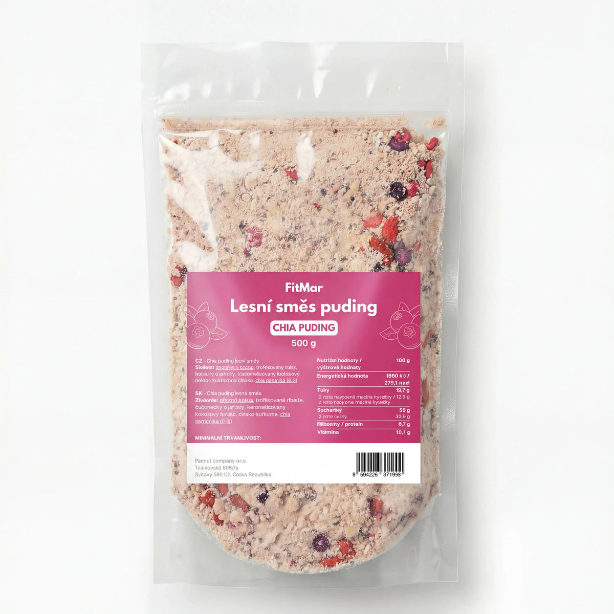 FitMar Lesní směs chia puding 500 g