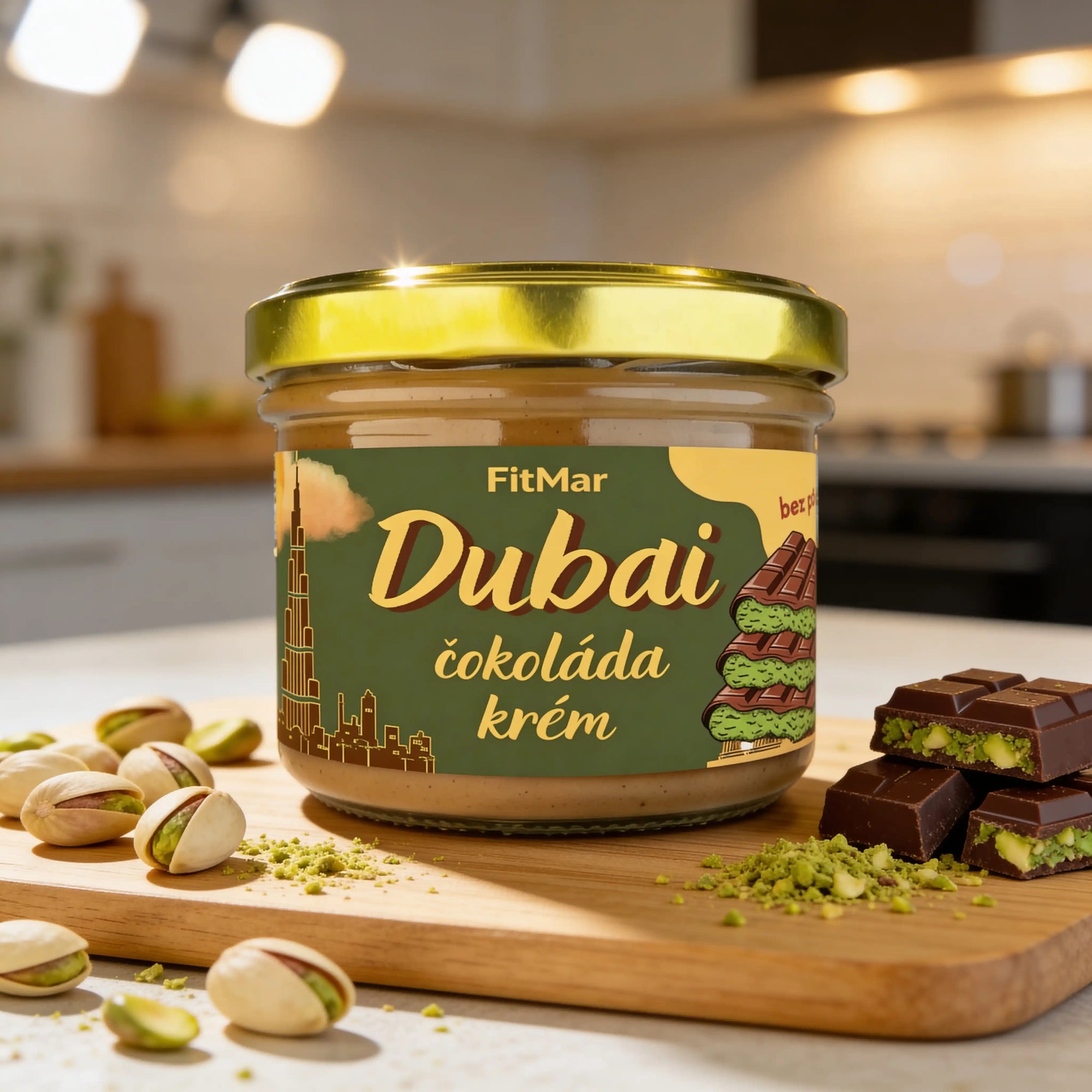 Krém s příchutí dubajské čokolády 190g