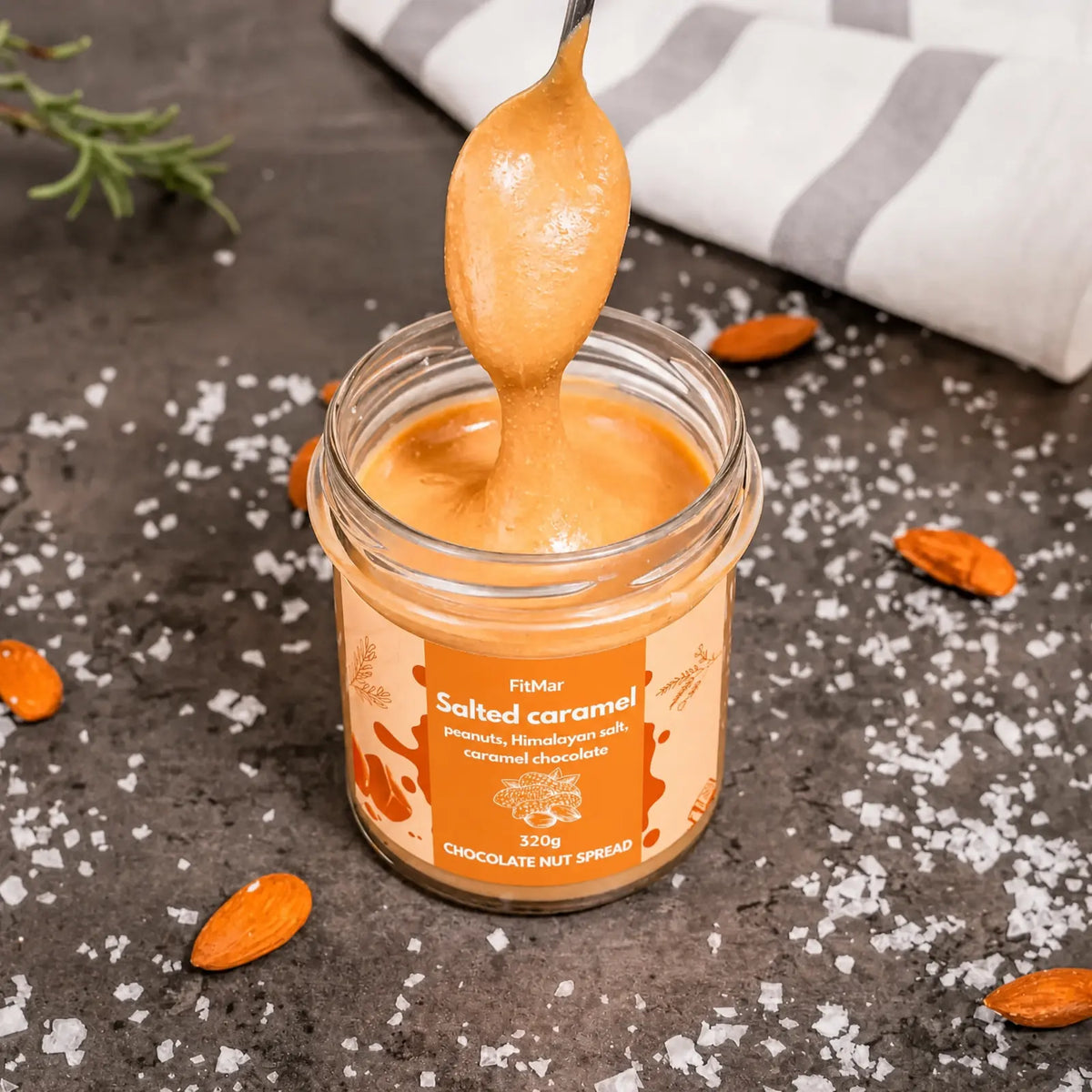 Arašídový slaný karamel