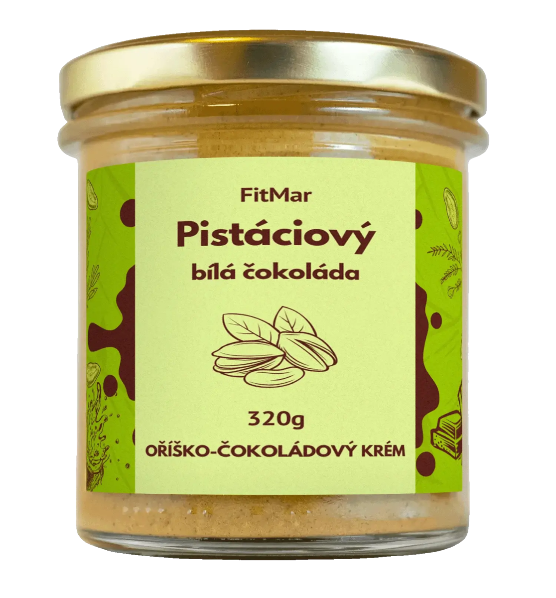 Pistáciový krém s bílou čokoládou - FitMar.cz