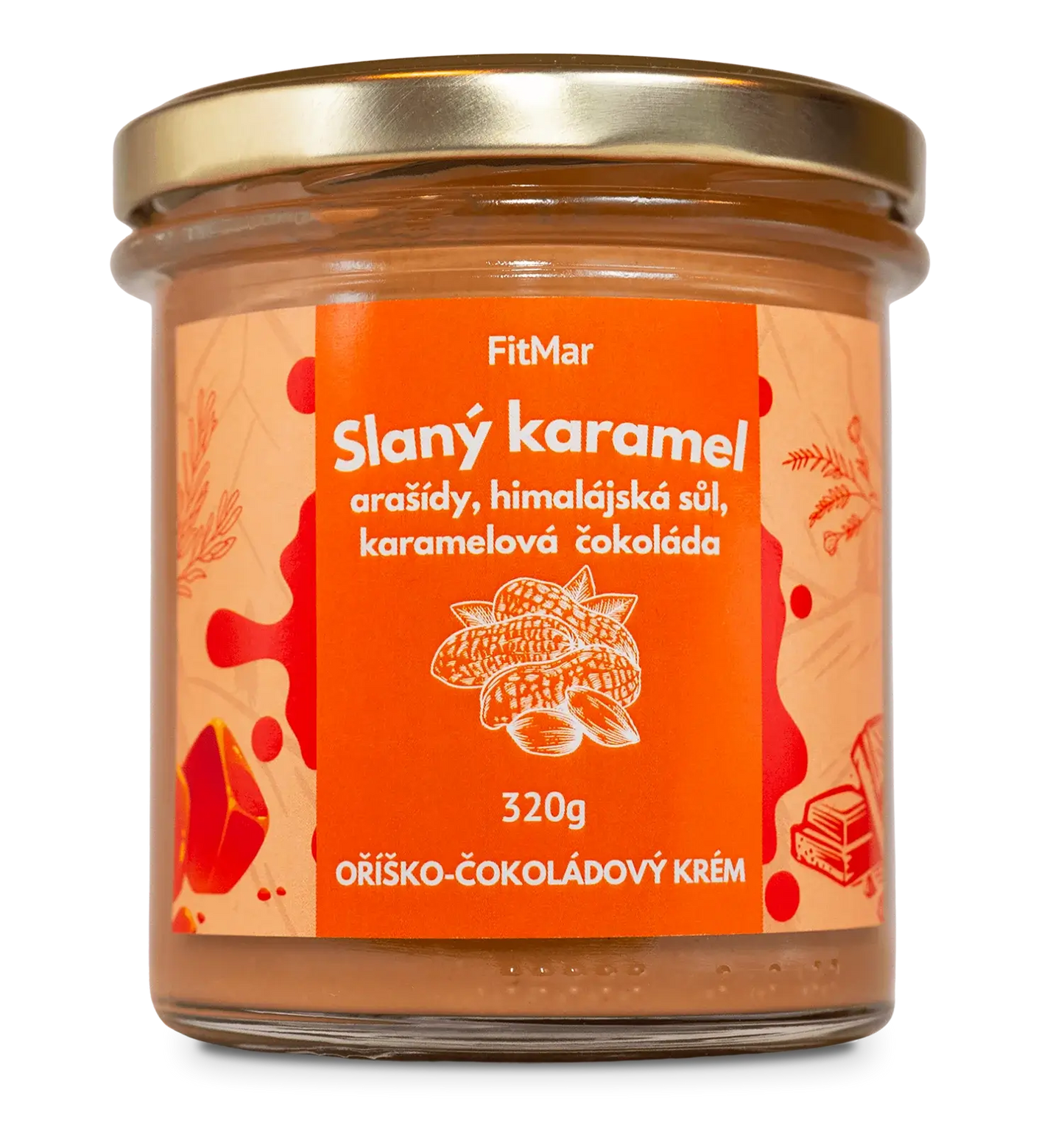 Arašídový slaný karamel