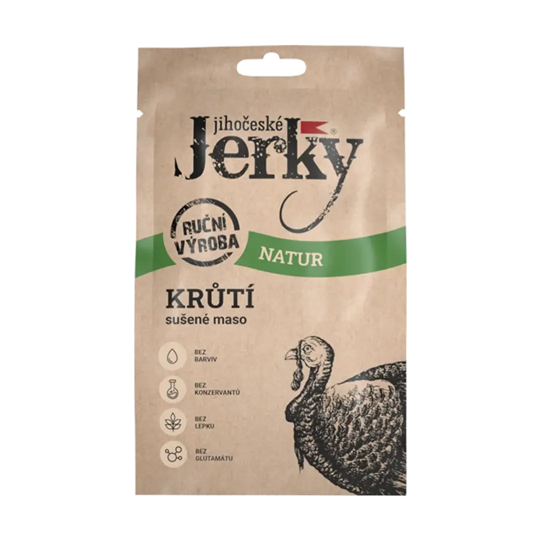 Jihočeské Jerky krůtí natur 20 g