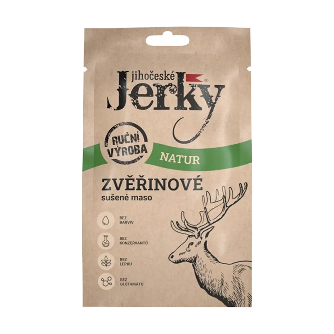 Jihočeské Jerky zvěřinové natur 20 g