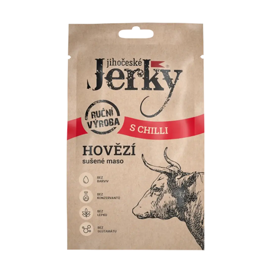 Jihočeské Jerky hovězí s chilli 20 g